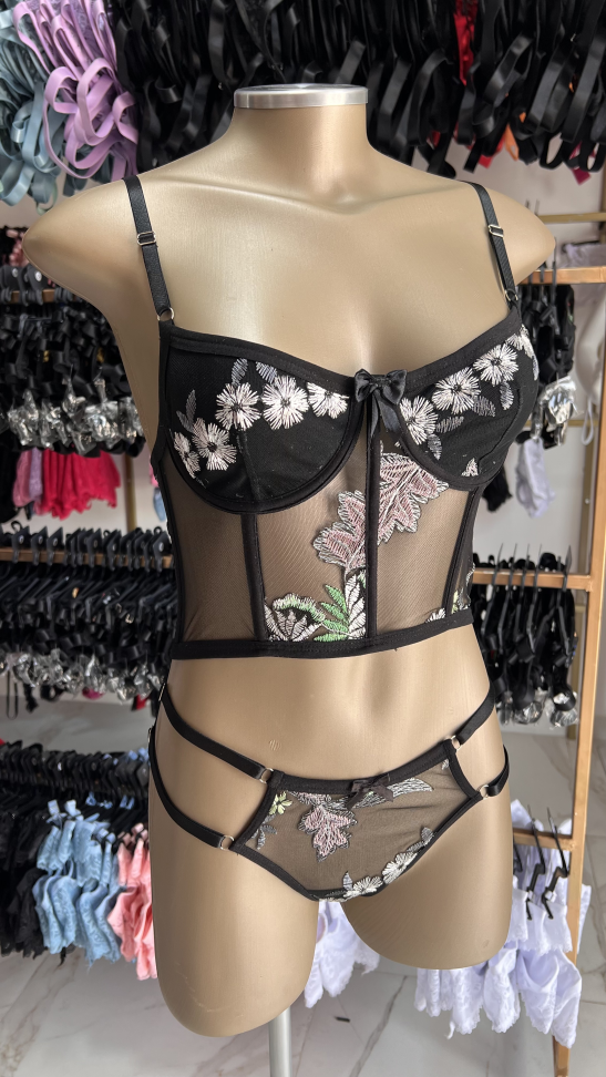 Corset PREMIUM Sandy VERDE C/ PRATA - #2