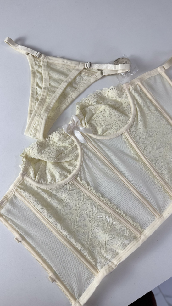 CORSET KELLY PREMIUM AMARELO MANTEIGA - #4