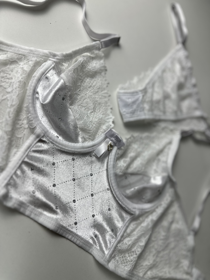 Corset Babi brilho BRANCO - #3