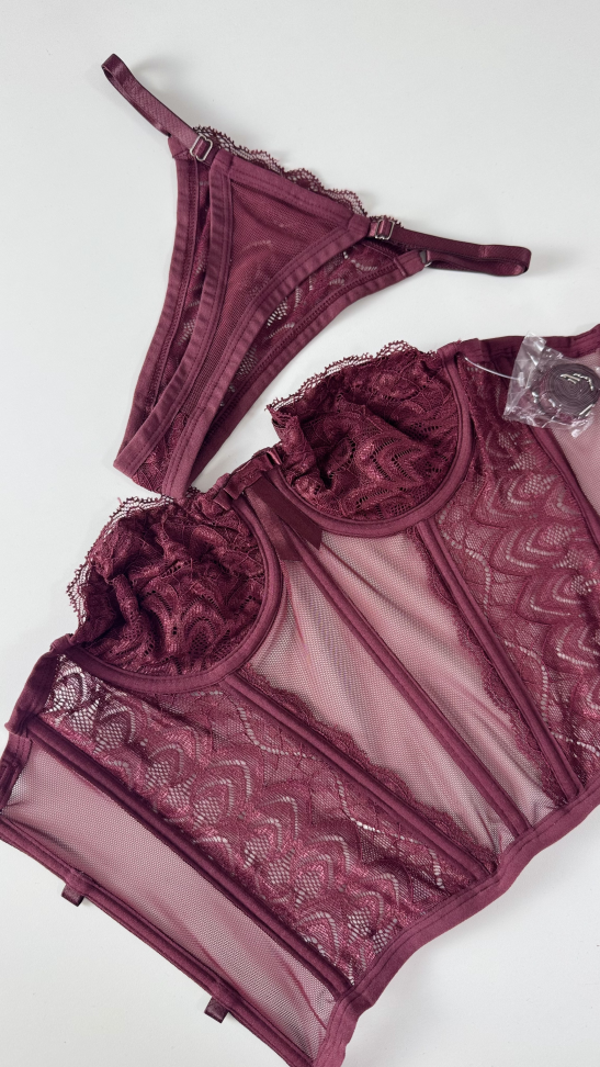 CORSET KELLY PREMIUM VINHO - #2