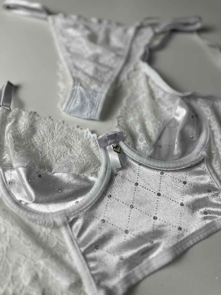 Corset Babi brilho BRANCO - #2