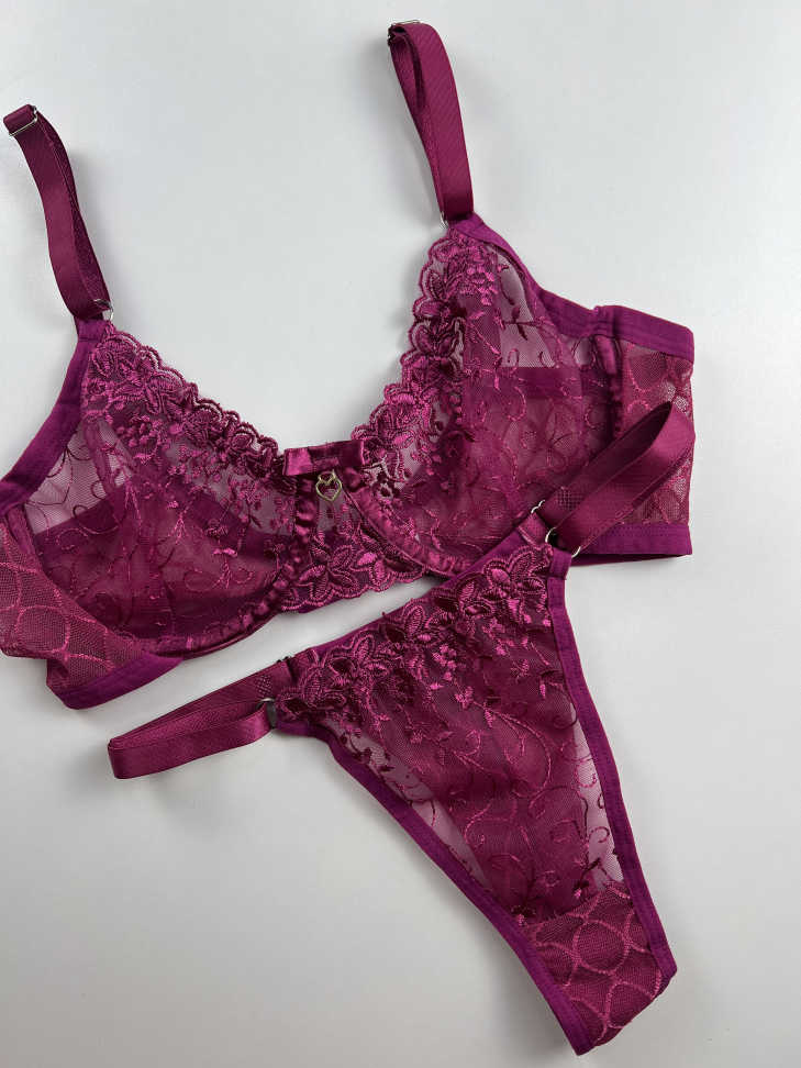 Cj Jaque bordado FÚCSIA - #2