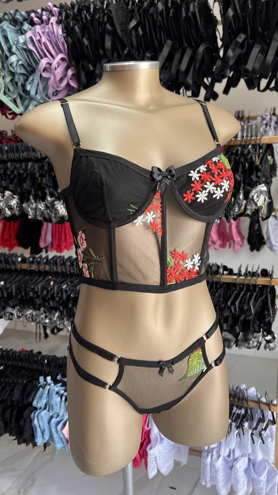 Corset PREMIUM Sandy florzinhas - #2