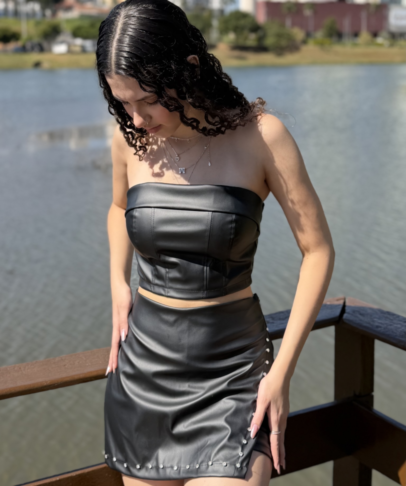 Corset Couro