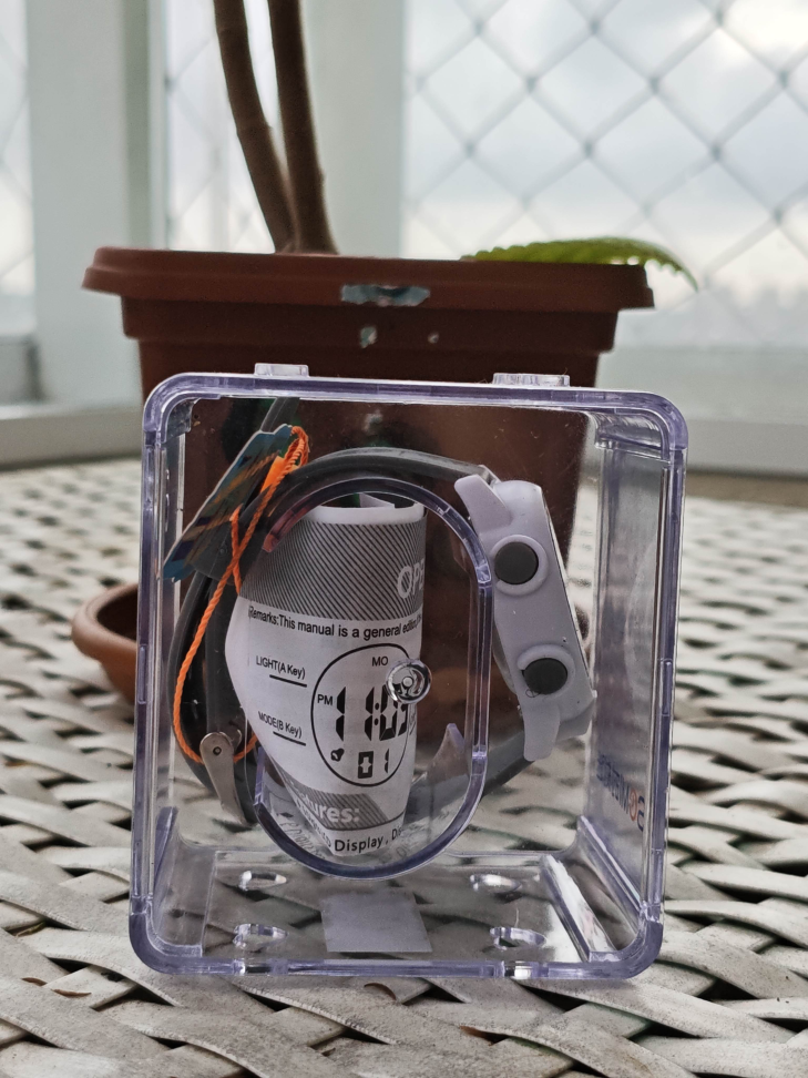 Relógio digital infantil SCMI (cores azul, cinza e branco). - #5