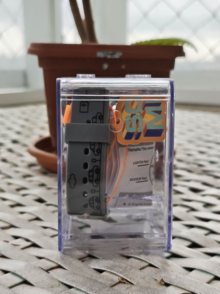 Relógio digital infantil SCMI (cores azul, cinza e branco). - #6