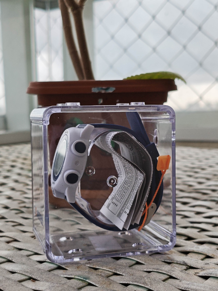 Relógio digital infantil SCMI (cores azul, cinza e branco). - #2