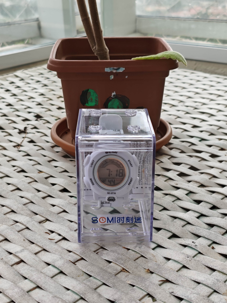 Relógio digital infantil SCMI (cores azul, cinza e branco). - #7