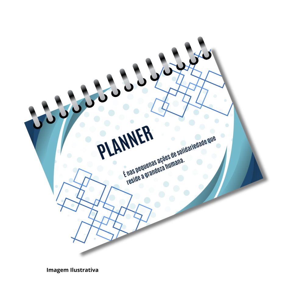 Planner Semanal A4 - Designer geométrico (Personalizado)