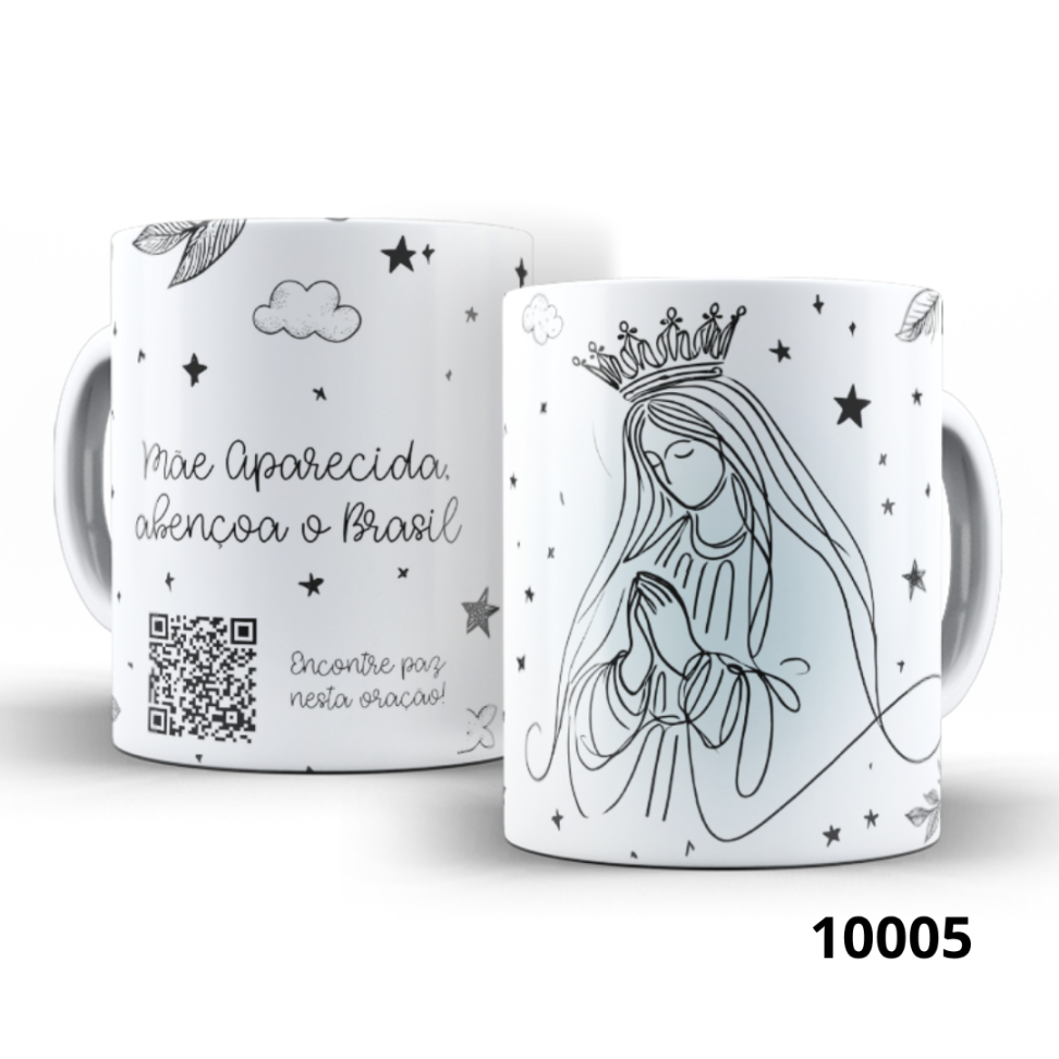 I - Caneca Orações - Católicas - QR Code para ouvir a oração - #11