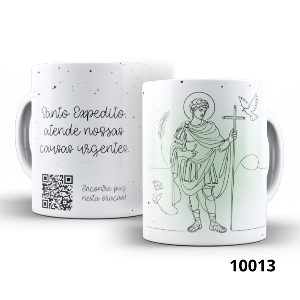 II - Caneca Orações - Católicas - QR Code para ouvir a oração - #3