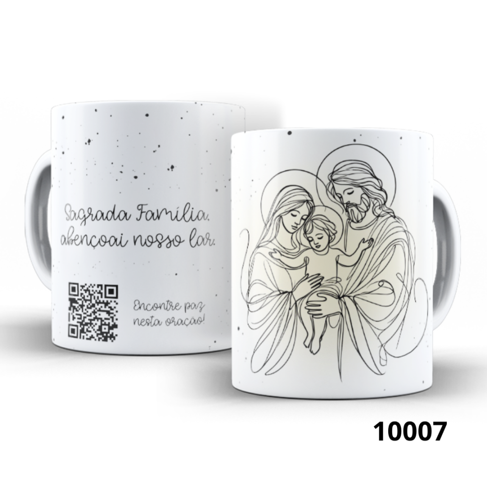 I - Caneca Orações - Católicas - QR Code para ouvir a oração - #10
