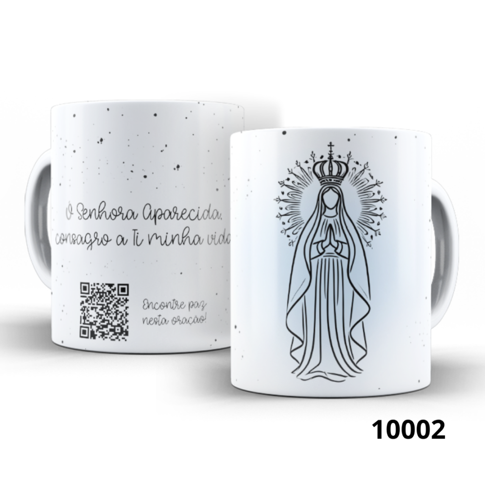 I - Caneca Orações - Católicas - QR Code para ouvir a oração - #8