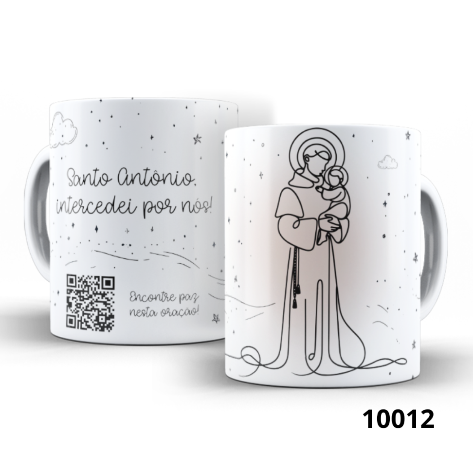 II - Caneca Orações - Católicas - QR Code para ouvir a oração