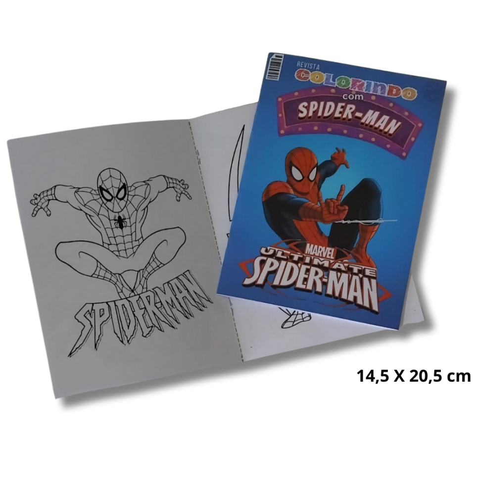 Revistinha para colorir - Spider-Man