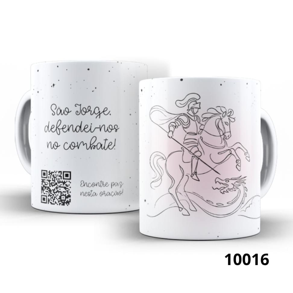 II - Caneca Orações - Católicas - QR Code para ouvir a oração - #6