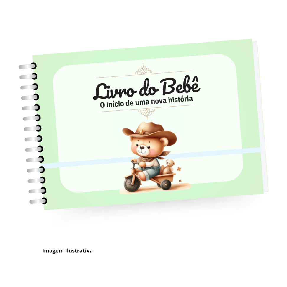 Livro do Bebê - do Nascimento até o 5º Aniversário - (Personalizado)
