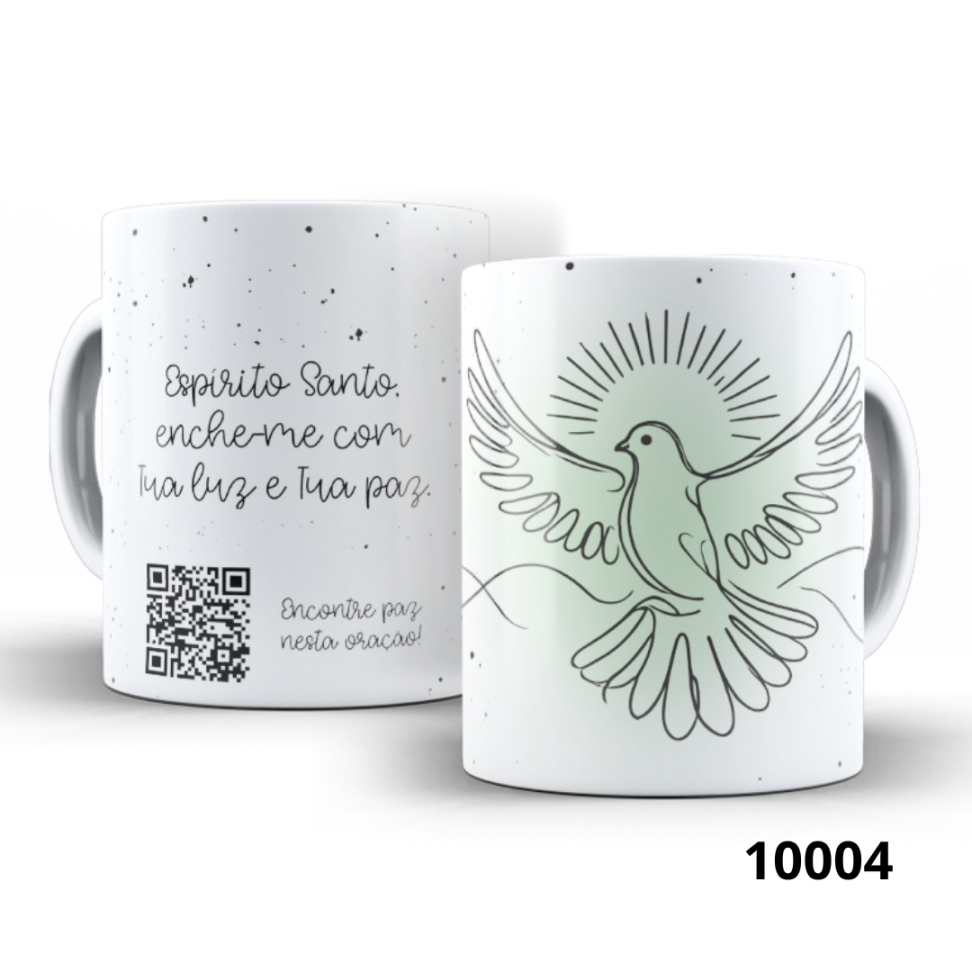 I - Caneca Orações - Católicas - QR Code para ouvir a oração - #5