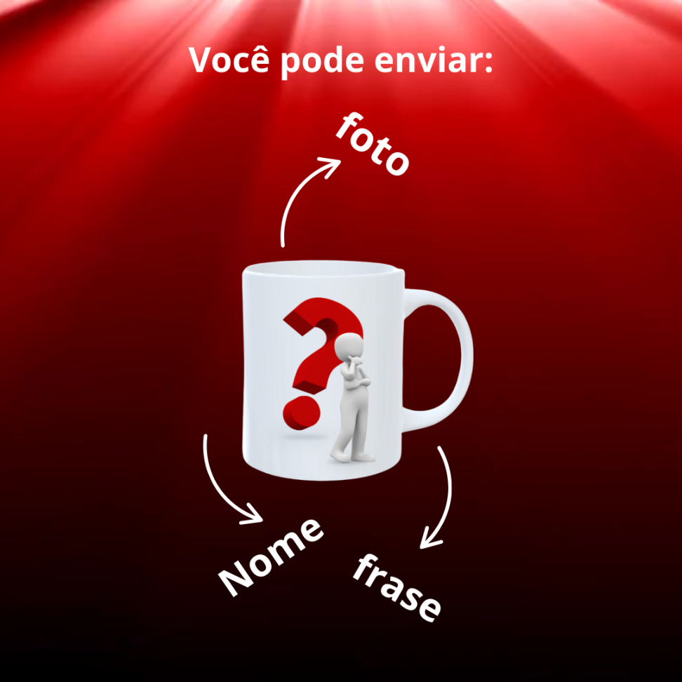 Personalize sua caneca