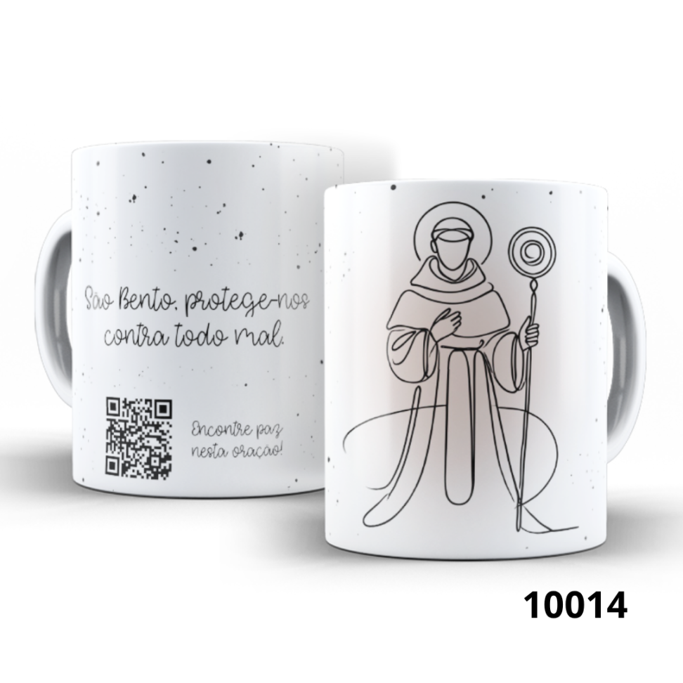 II - Caneca Orações - Católicas - QR Code para ouvir a oração - #4