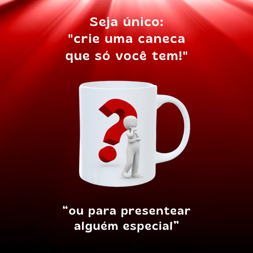 Personalize sua caneca
