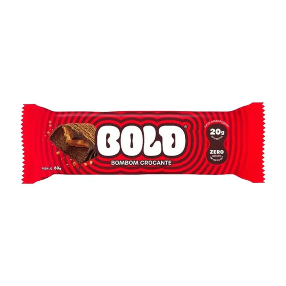 Barrinha de Proteína Bold Bombom Crocante