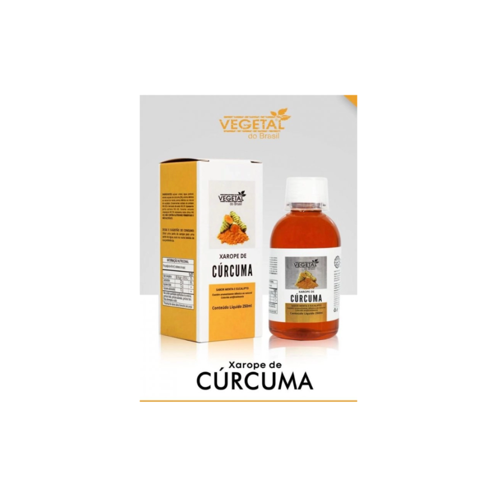 Xarope de Cúrcuma - Vegetal do Brasil