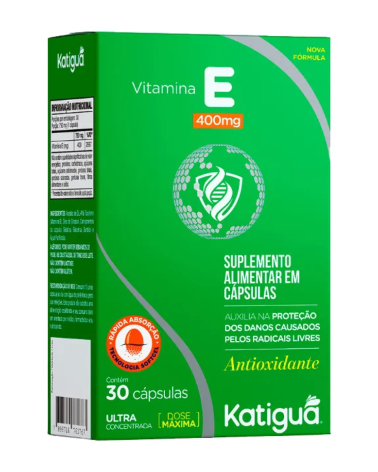 Vitamina E - 60 capsulas Katiguá