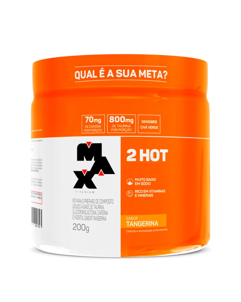 2 Shot Sabor Tangerina - Max Titanium