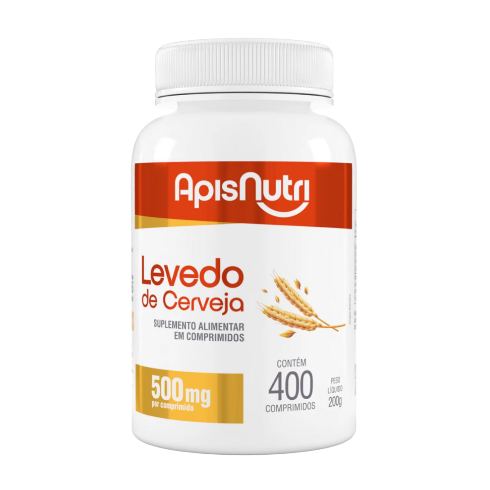 Levedo de Cerveja Apis Nutri - 400 capsulas
