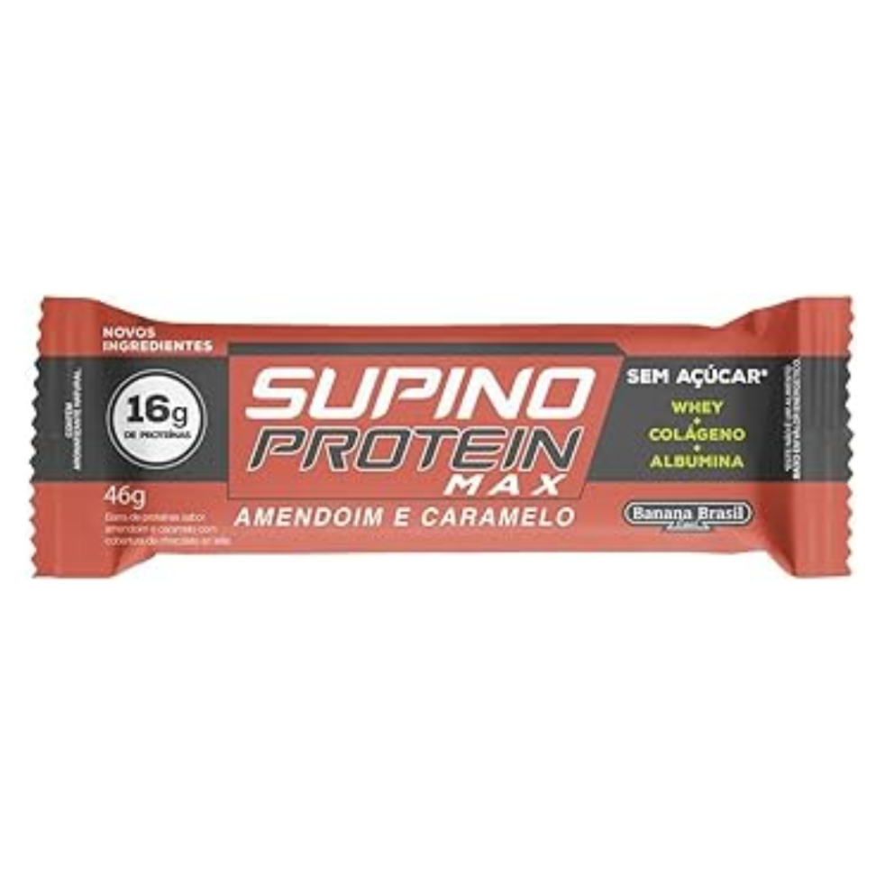 Barrinha Protein Supino de Amendoim e Caramelo