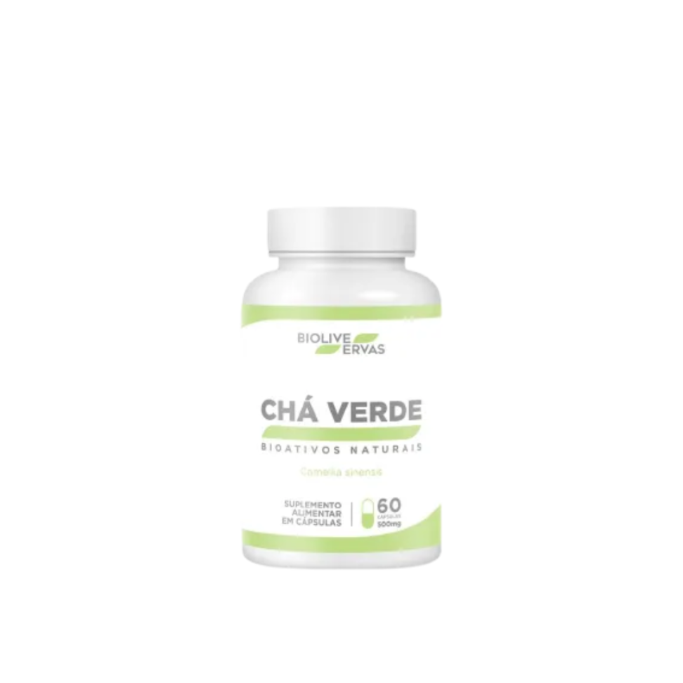 Chá Verde - Biolive Ervas 60 capsulas