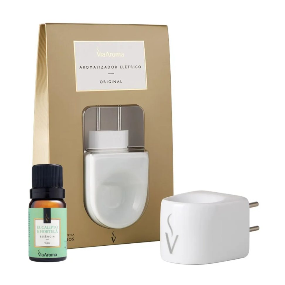 Aromatizador Elétrico com essência de bamboo - Via Aroma