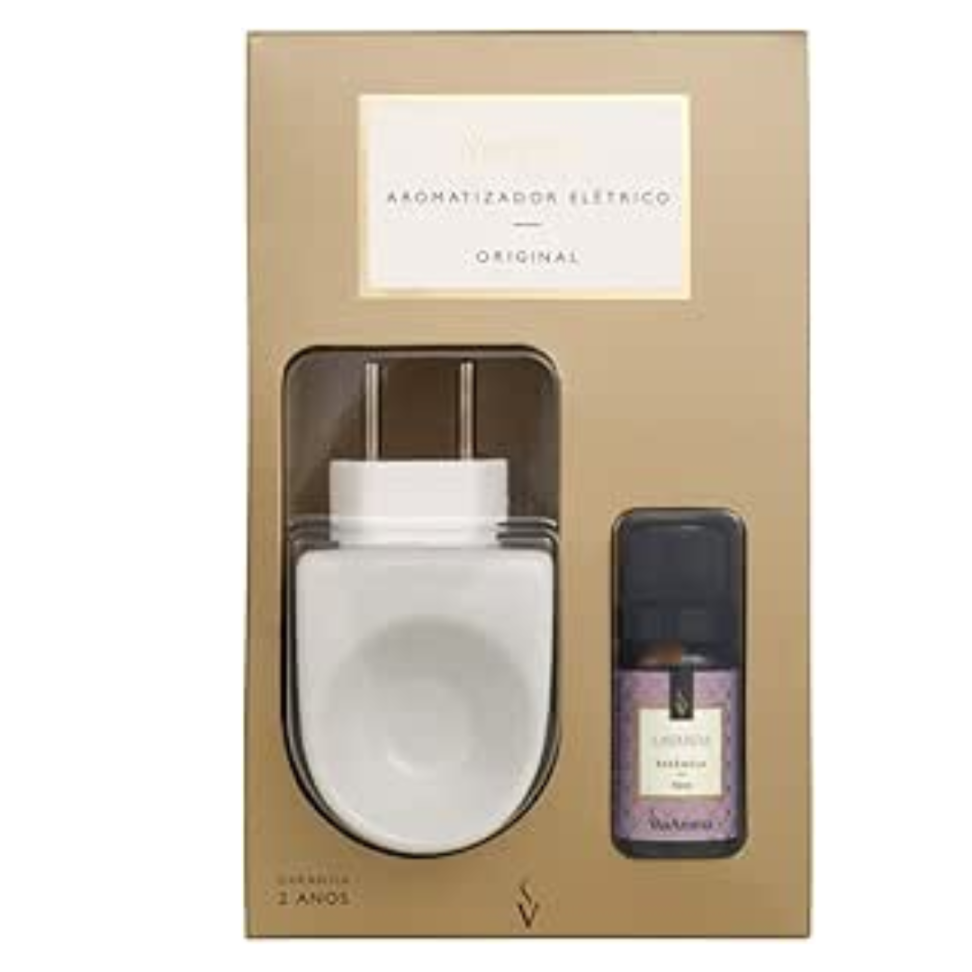 Aromatizador Elétrico com essência de Lavanda - Via Aroma