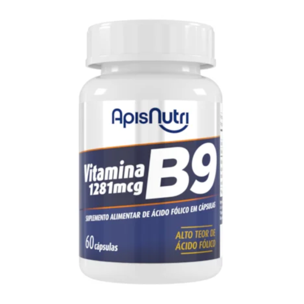Vitamina B9 60 capsulas - Apis Nutri