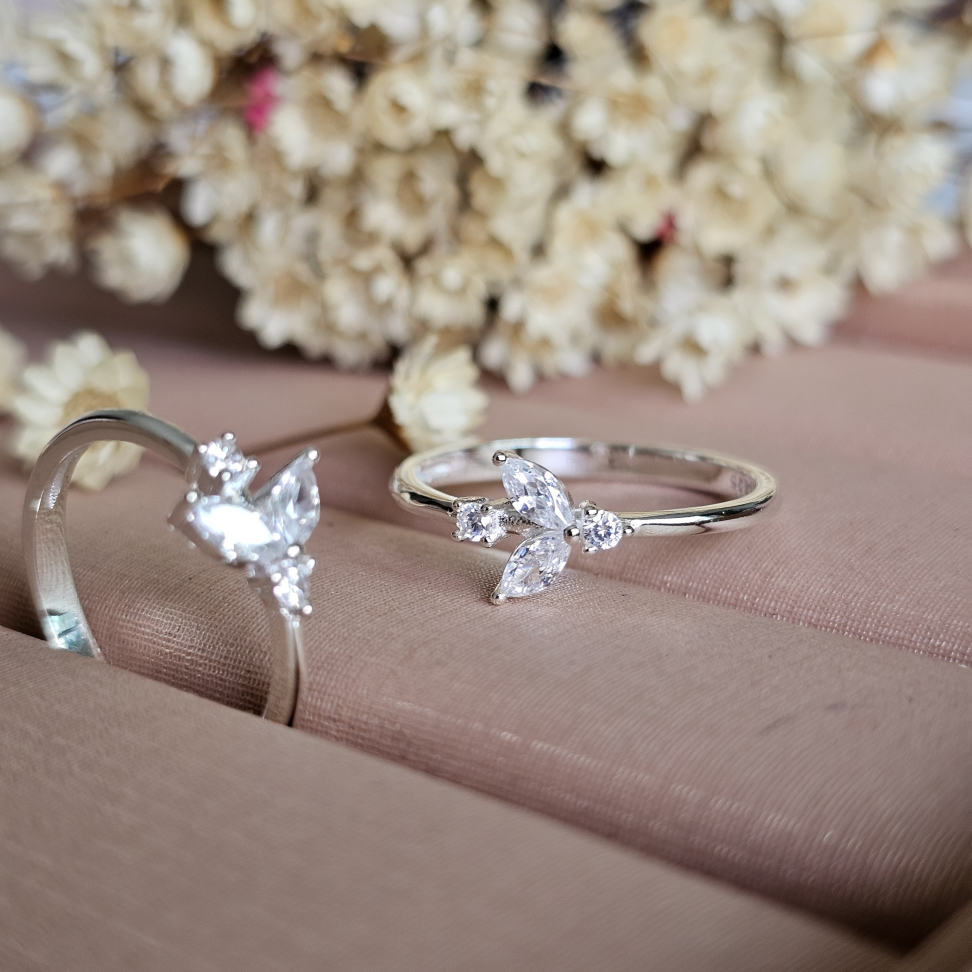 Anel divino zirconias cristal - #2