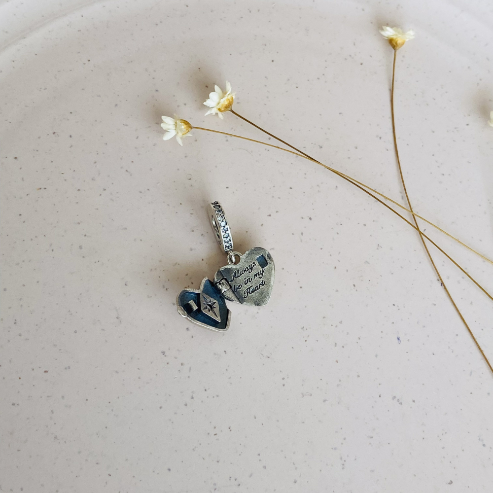 Berloque Relicario Always be in my heart - #2