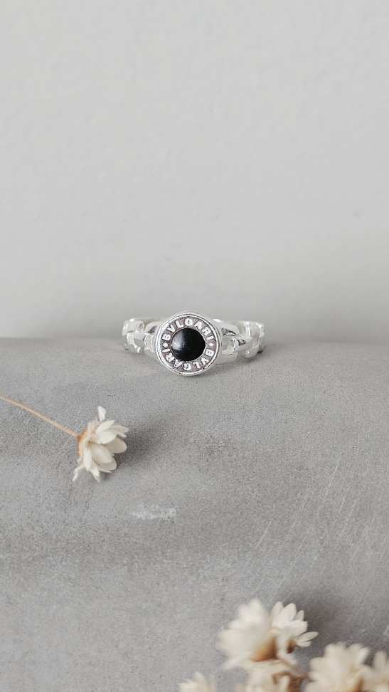 Anel BVL resinado elo relogio - #1