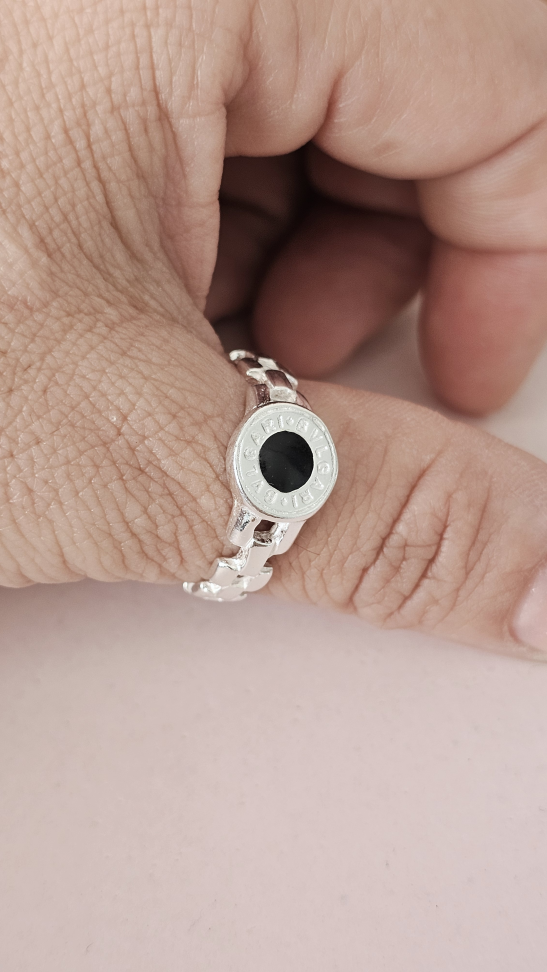 Anel BVL resinado elo relogio - #1