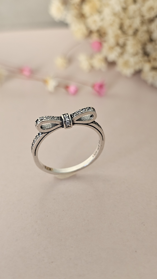 Anel Inspiração laço cravejado - #1