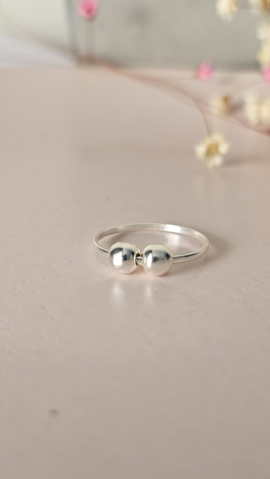 Anel ansiedade 2 bolinhas - #1