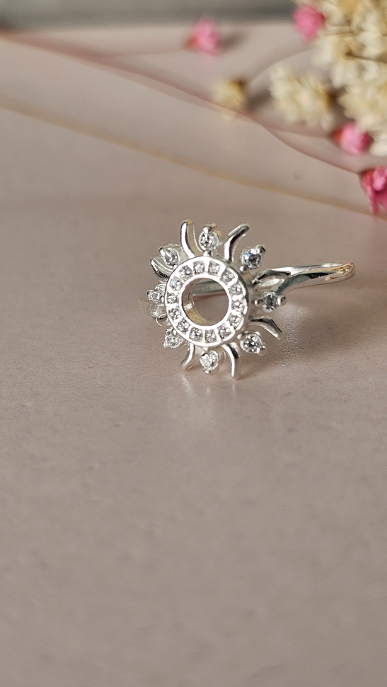 Anel Sol Cravejado - #3