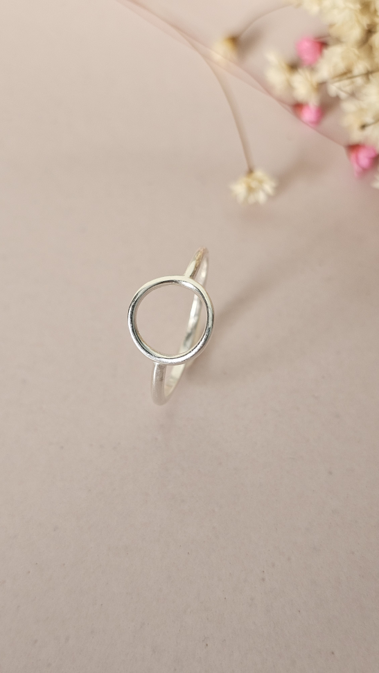 Anel Circulo Vazado - #2