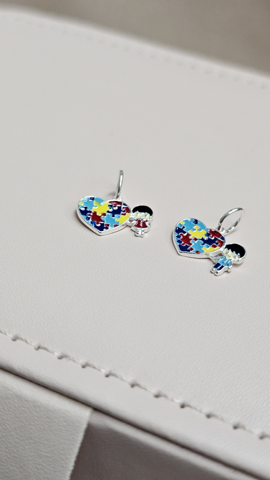 Pingente Autismo Coração - #1