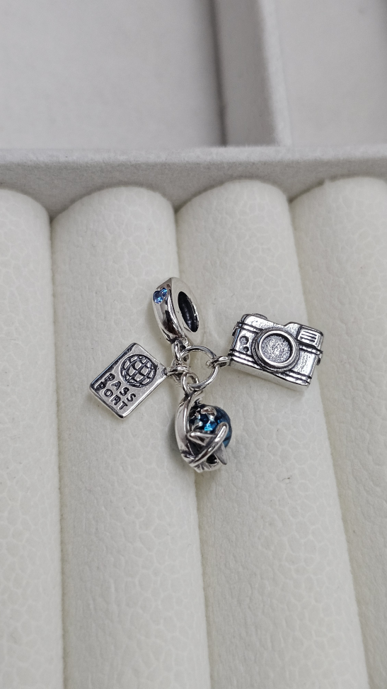 Berloque Viajante Globo - #1