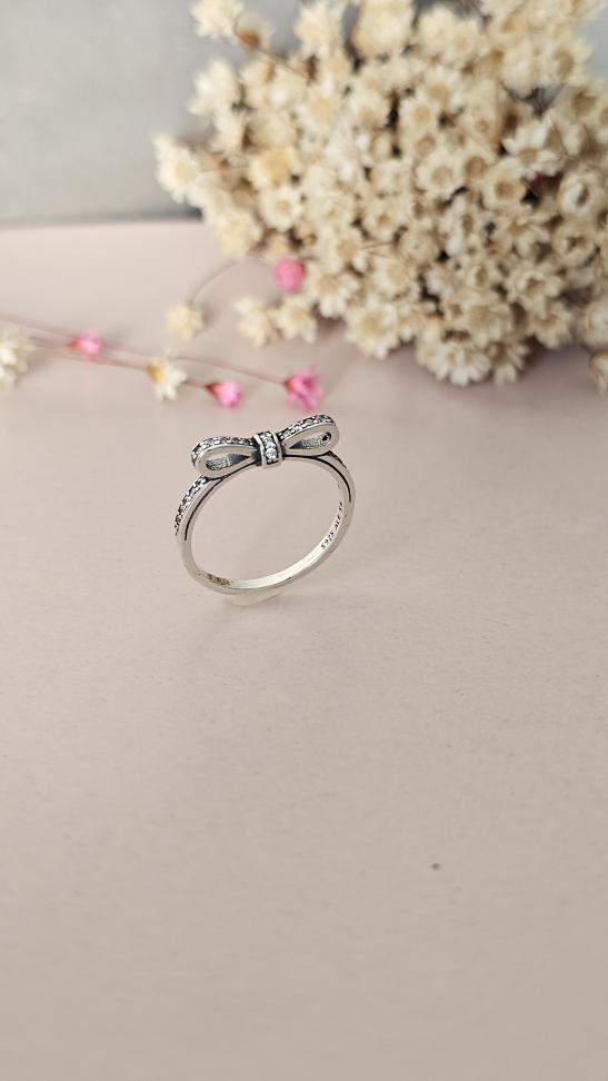 Anel Inspiração laço cravejado - #1