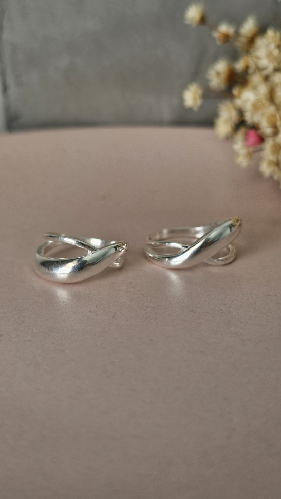 Anel X estilizado - #1