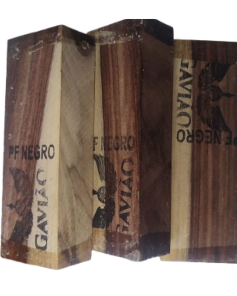 BLOCO MADEIRA GAVIÃO.  PAU-FERRO NEGRO 14X5X3 (misto) - #3