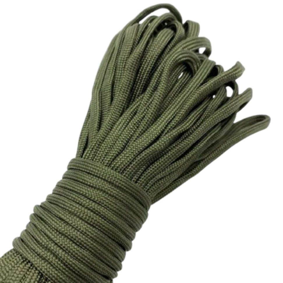 CORD PARA CUTELARIA 4mm 10MTS - VERDE OLIVA