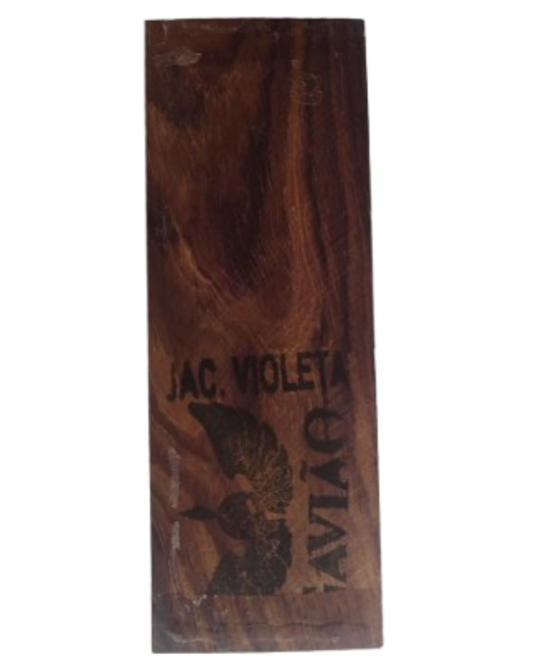 BLOCO MADEIRA GAVIÃO.  JACARANDÁ VIOLETA 14X5X3